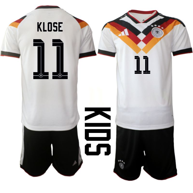 Youth 2026 World Cup National Team Germany home white #11 Soccer Jersey